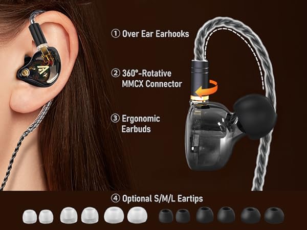 Audiovance Vibes 202_HiFi Wired Earbuds