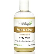 kosmatology Free & Clear Organic Body Wash | Moisturizing Body Cleanse | Clean, Nourishing, Ingre...