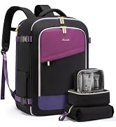 LOVEVOOK Travel Backpack for Women, 40L Carry On Backpack for Airplanes, Personal Item Bag for Ai...