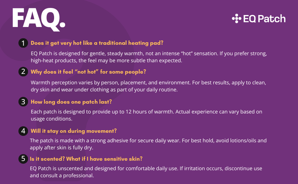 heating patches