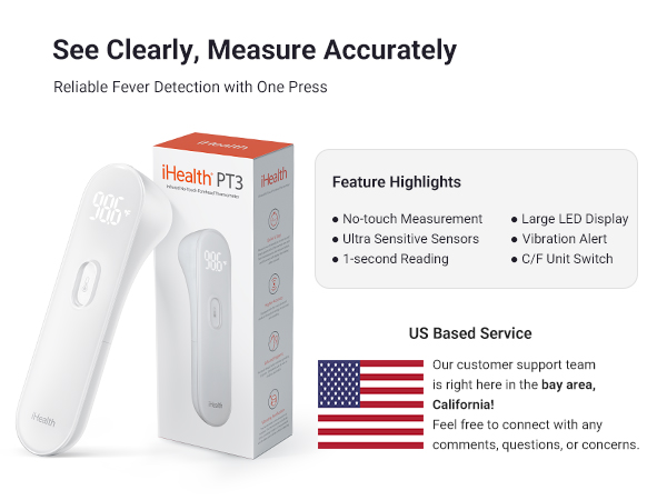 iHealth Thermometer - Simple, Fast, Clear, And Quiet