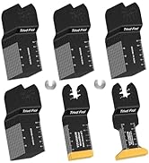 Trivd Frol 50PCS Oscillating Saw Blades, Professional Universal Titanium Multitool Blades for Woo...