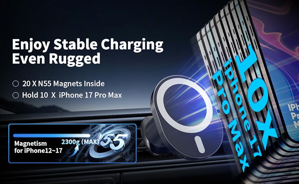 Enjoy Stable Charging Even Rugged