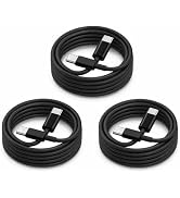 60W USB C to USB C Cable 3Pack 3FT Fast Charging Cord for iPhone 17/16/15, Samsung Galaxy S26/S25...