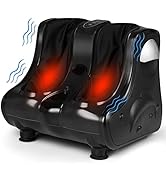 ARLIME Foot and Calf Massager, Shiatsu Foot Massager Machine, 3-Level Intensity Modes, Deep Knead...