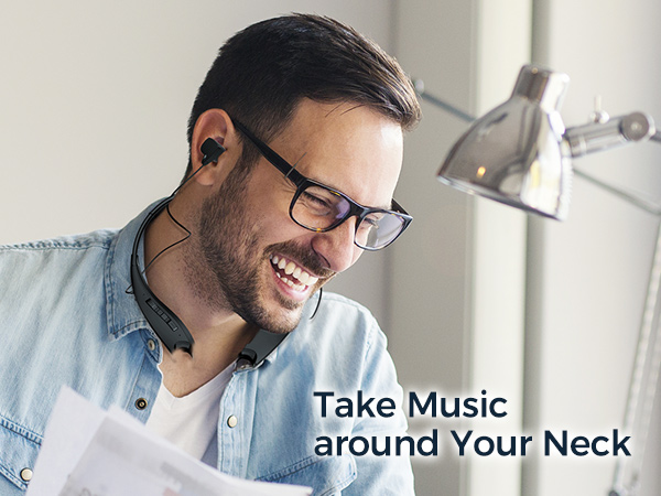 Neckband Bluetooth Headphones Around The Neck Headphones