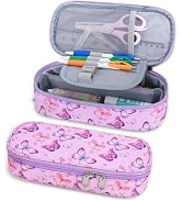 RHCPFOVR Kids Pencil Case for Girls-Soft Zipper Large Capacity Pencil Pouch for Girls Pencil Case...