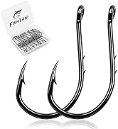 FishTrip Octopus Baitholder Fishing Hooks, 50/100pcs Bait Holder Hook Sharp Double Barbed High Ca...