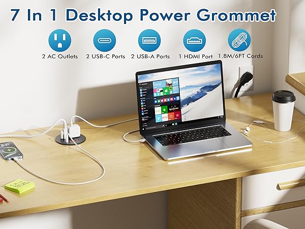 Desk grommet