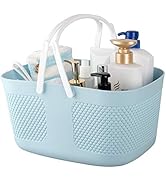 Shower Caddy Basket, Portable Large Capacity Thickened Plastic Organizer Storage Tote with Handle...