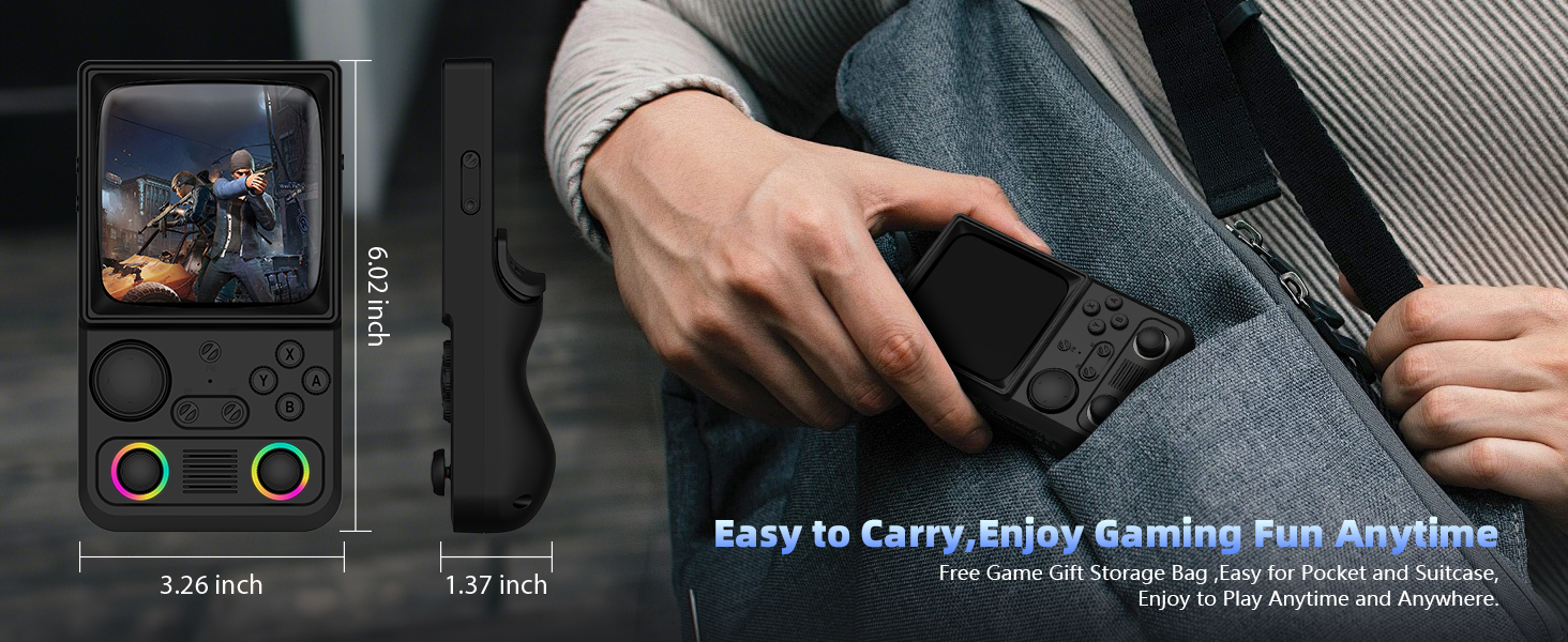 retro handheld game console gaming video consoles stick retroid pocket games hand held gameboy