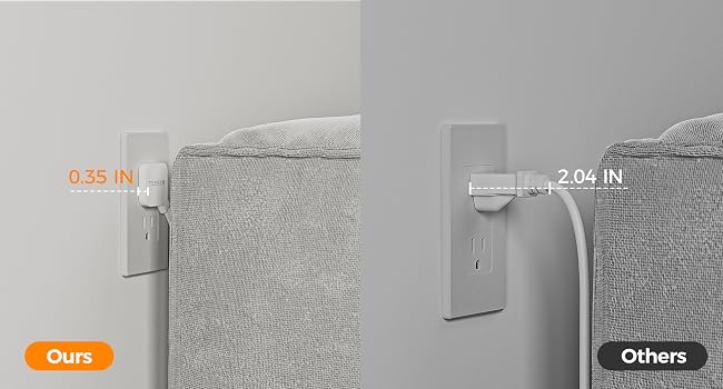 Space Saving Flat Plug