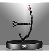 EXP VISION Dry Snorkel, Adult Dive Snorkel Free Breath Diving Snorkel Tube Food-Grade Silicone Mo...