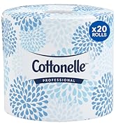 Cottonelle Professional Standard Roll Bulk Toilet Paper (13135), 2-Ply, White, Compact for Easy S...