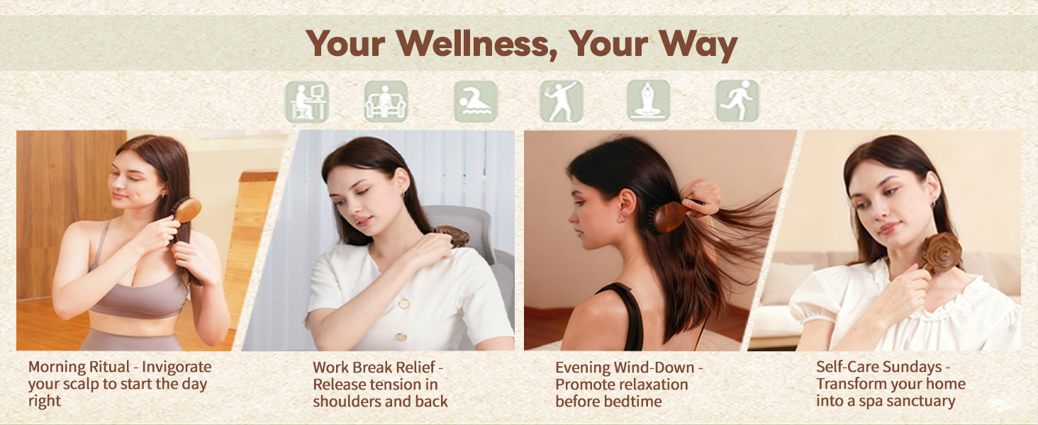 Travel Wet Hair Brush