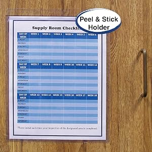 Self -Adhesive Shop Ticket Holders
