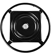 yaaqoo 16.5 inch Furniture Ring Base w Swivel Bottom Replacement 360 Degrees Rotate with 10 Inch ...