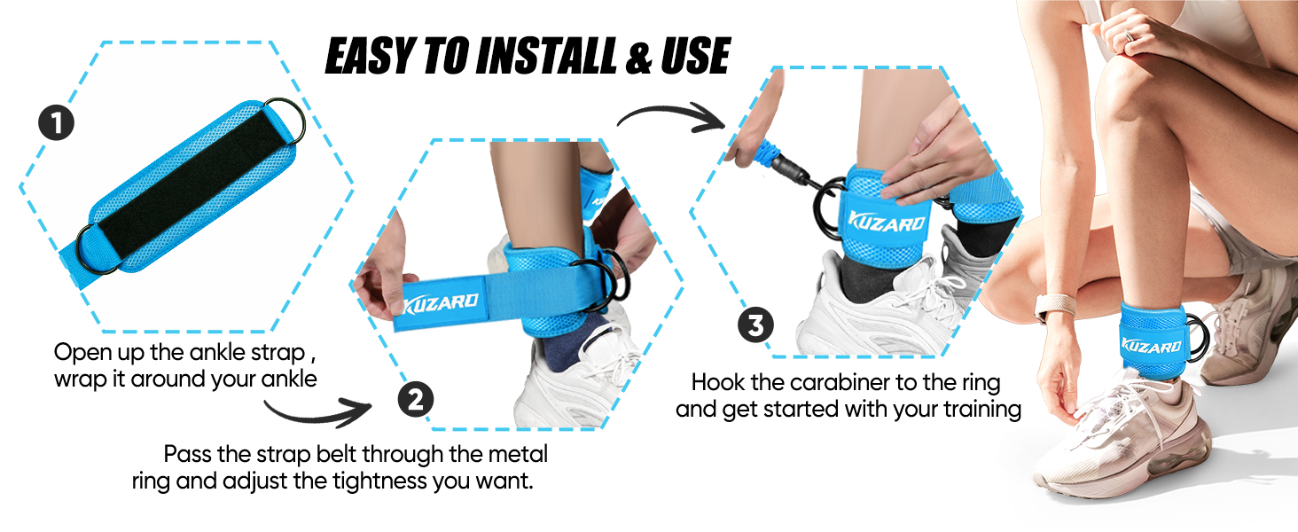 ankle straps for cable machines women
