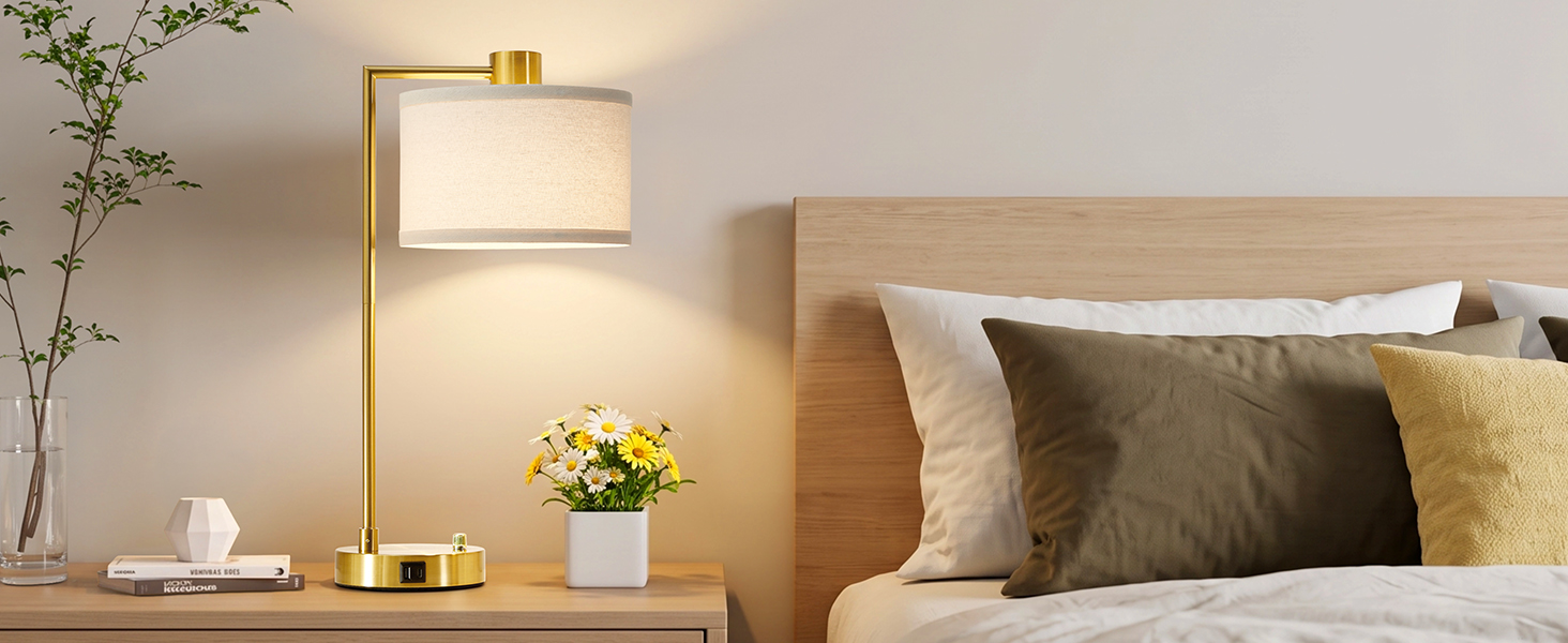 bedside lamps set of 2