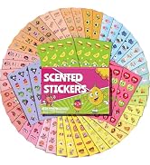 HORIECHALY Scratch and Sniff Stickers for Kids, 48 Sheets 24 Scents Smelly Stickers 1152, Funny S...