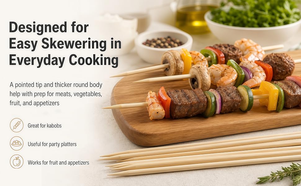 bamboo skewers