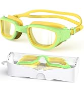 Zeligerstar Kids Swim Goggles,Swimming Goggles for Kids 6-14, Anti-Fog UV Protection Pool Goggles...