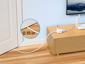 flat extension cord