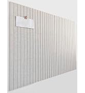 Slated Felt Bulletin Board Tiles | Cork Board Alternative for Walls | Wall Panels for Office & Ho...
