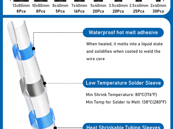 solder butt connectors heat shrink