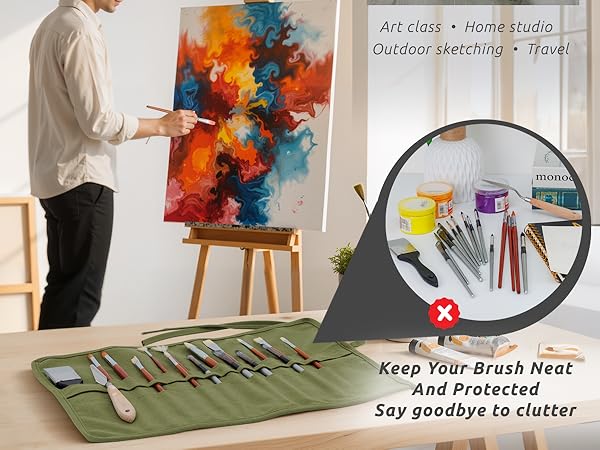 art brush holder