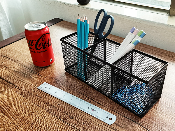 metal mesh pencil holder