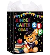 WALENGIF Kindergarten Graduation Gifts Bag with Tissue Papers Handles - 13" Large Graduations Gif...