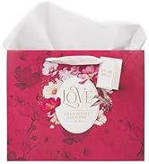 Christian Art Gifts Large Landscape Inspirational Scripture Gift Bag, Tag & Wrapping Tissue Paper...