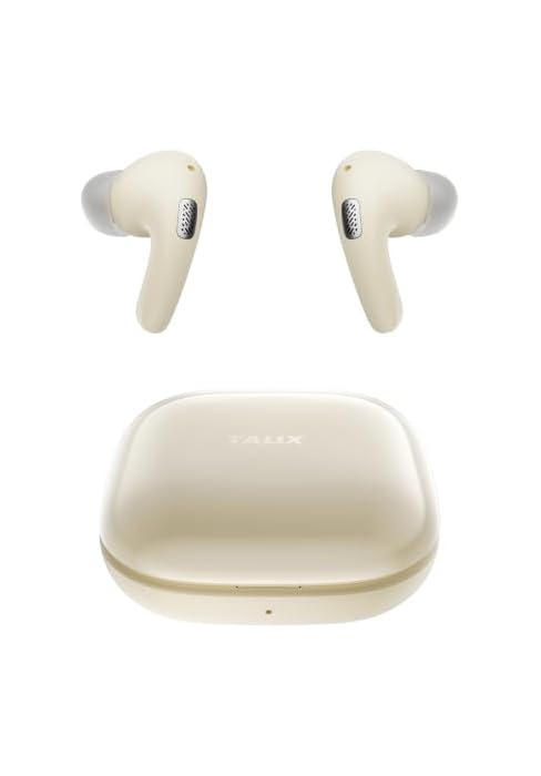 TALIX T30 Noise Cancelling Earbuds with Phone Stand, Punchy Bass, 4-Mic, True Wireless Bluetooth ...