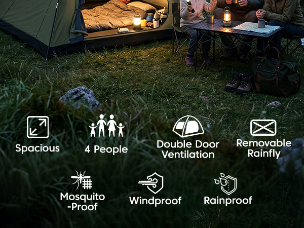 family camping tent