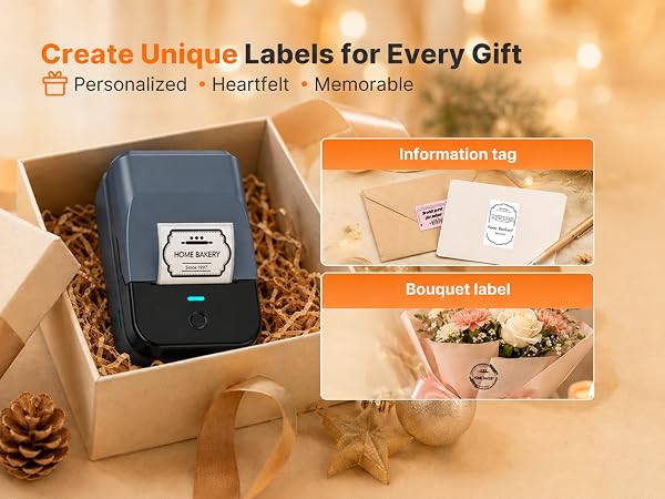 label maker machine with tape label printer thermal printer sticker printer thermal label printer
