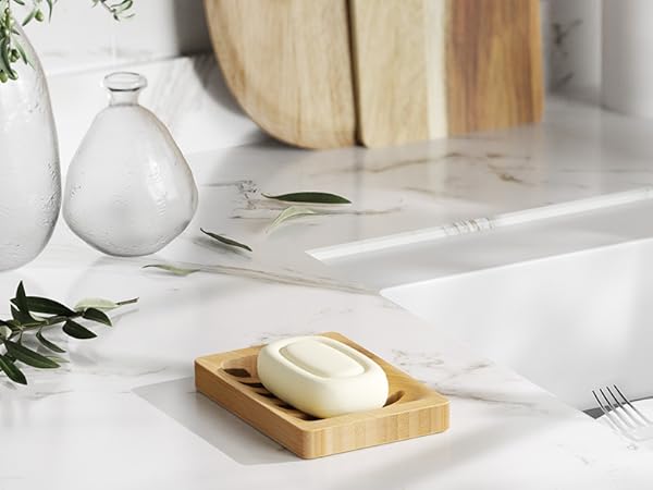 bamboo soap dish
