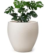 homenote Flower Pots 14.5 Inch,Large Plant Pots Indoor with Drainage,Plastic Pots for Plants,Gard...