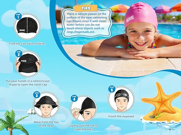 kids swim cap