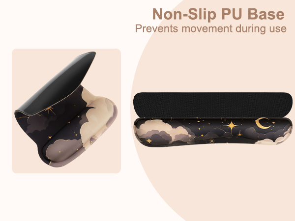 Ergonomic Memory Foam Wrist Rest for Laptop, Computer