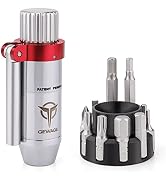 T Handle Bike Torque Wrench - Adjustable 3-10 Nm Includes 2, 3, 4, 5, 6 and 8mm Allen Wrenches, T...