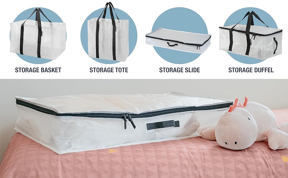 labels must haves delivery plastico underbed toys coat quilt women stuffed warehouse stirage cushion