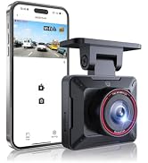 AKEEYO P1 Mini Dash Cam – Super Compact Front Dash Camera for Cars, 1080P Full HD, Easy App Contr...