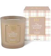 Old World Christmas Cozy Cashmere Blanket Candle, Hand-Poured 8oz Soy Wax Blend with Bergamot, Vi...