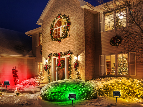T-SUN 30W RGBCW LED Flood Lights Bluetooh and Remote-christmas decoration-m
