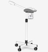 TASALON Professional Facial Steamer Machine on Wheels, Standing Esthetician Steamer with Hot Ozon...