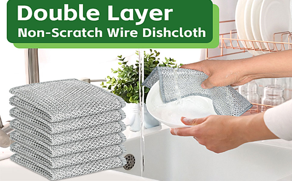 Multifunctional Wire Dishwashing Rags