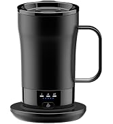 Self-Heating Coffee Mug, 14oz Heated Coffee Mug Rechargeable - Temperature Control Cup Keep Drink...
