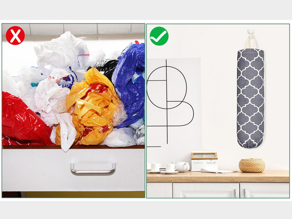 bag dispenser for plastic bags