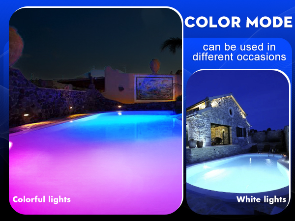 rechargeable submersible led pool lights